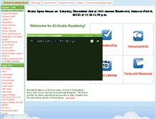 Tablet Screenshot of alhudaacademy.com